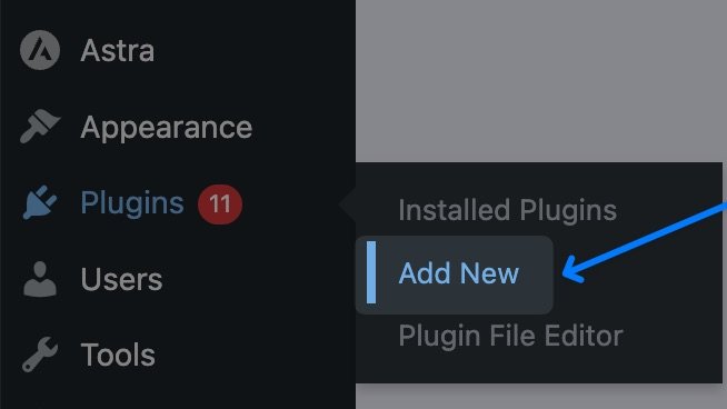 Add New Plugins WordPress Dashboard